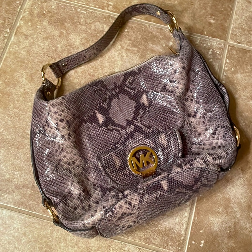 Snakeskin Michael Kors purse
